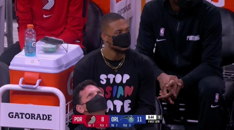 开云Kaiyun中国官网登录入口-周琦说NBA有亚裔歧视？瀚森大哥利拉德5年前曾表态：停止亚裔歧视